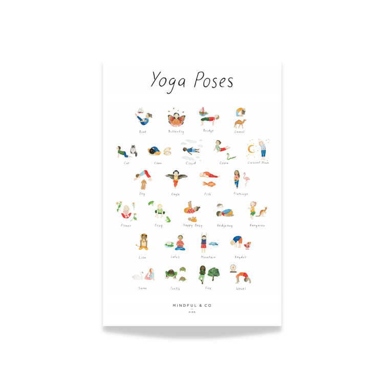 Yoga Poses Print