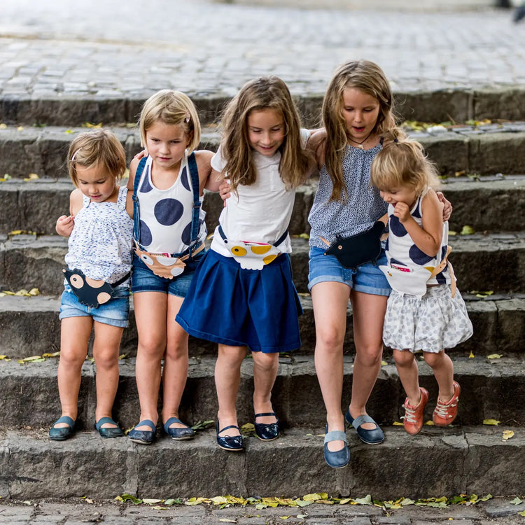 Dida Bear Belt Bag- Blue