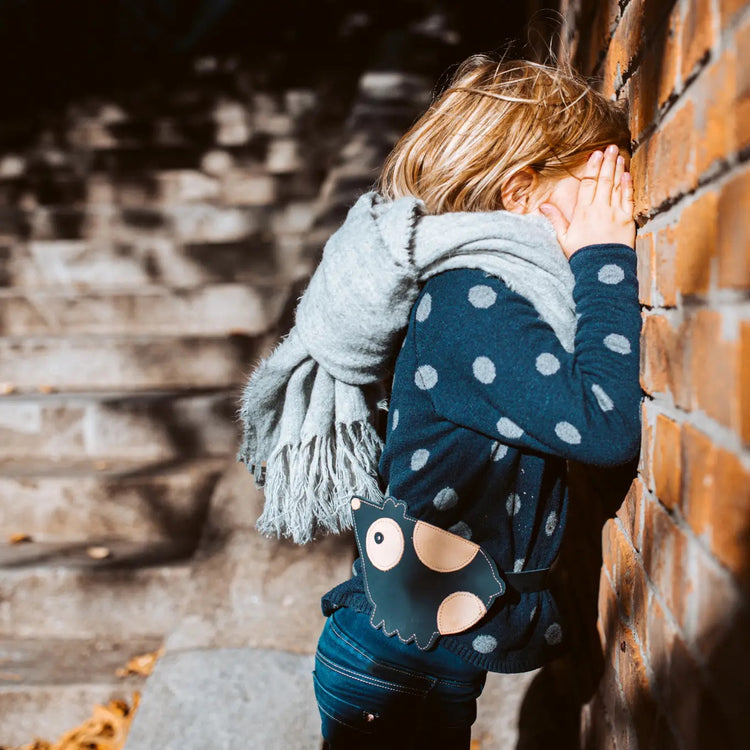 Dida Bear Belt Bag- Blue